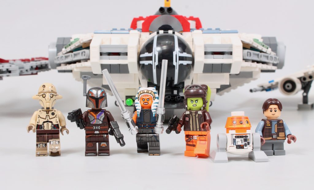 LEGO Star Wars 75357 Ghost Phantom II 75362 Ahsoka Tanos T 6 Jedi Shuttle 75364 New Republic E wing vs. Shin Hatis Starfighter critique 9 1024x621