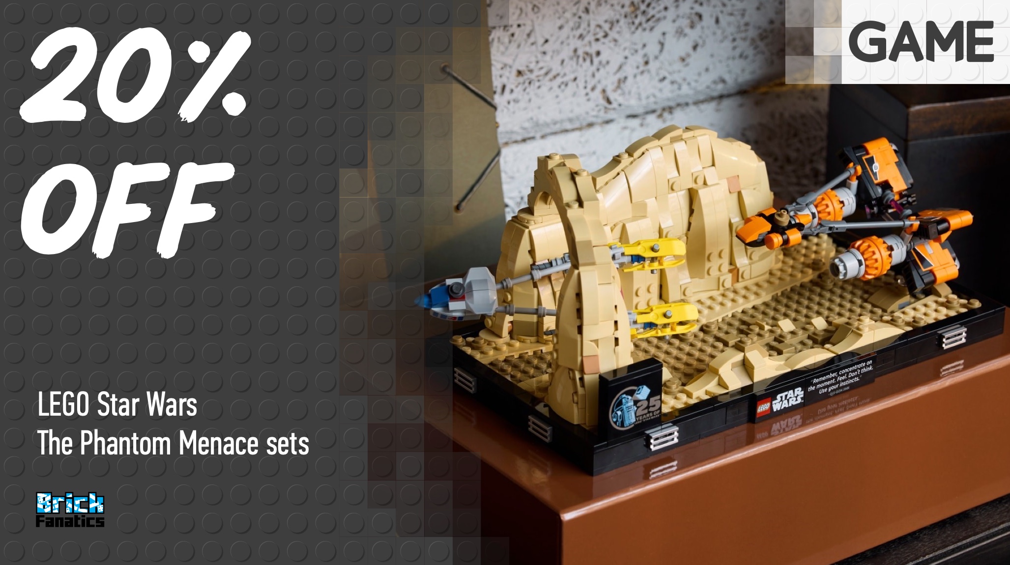 Discounts spotted on LEGO Star Wars Droideka and Podrace Diorama