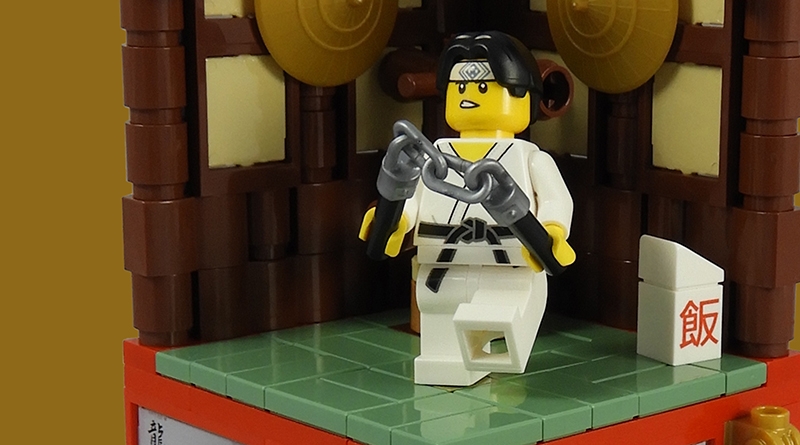 LEGO Collectible Minifigures Series 20 vignettes: Martial Arts Boy