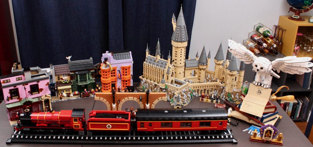 LEGO Harry Potter 71043 Hogwarts Castle 75978 Diagon Alley 76391 Hogwarts Icons Collectors Edition 76405 Hogwarts Express Collectors Edition comparison 1 1024x480