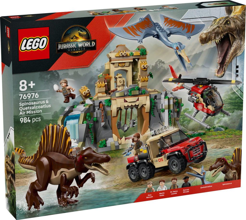 LEGO Jurassic World 76976 Spinosaurus Quetzalcoatlus Air Mission 1 1024x917