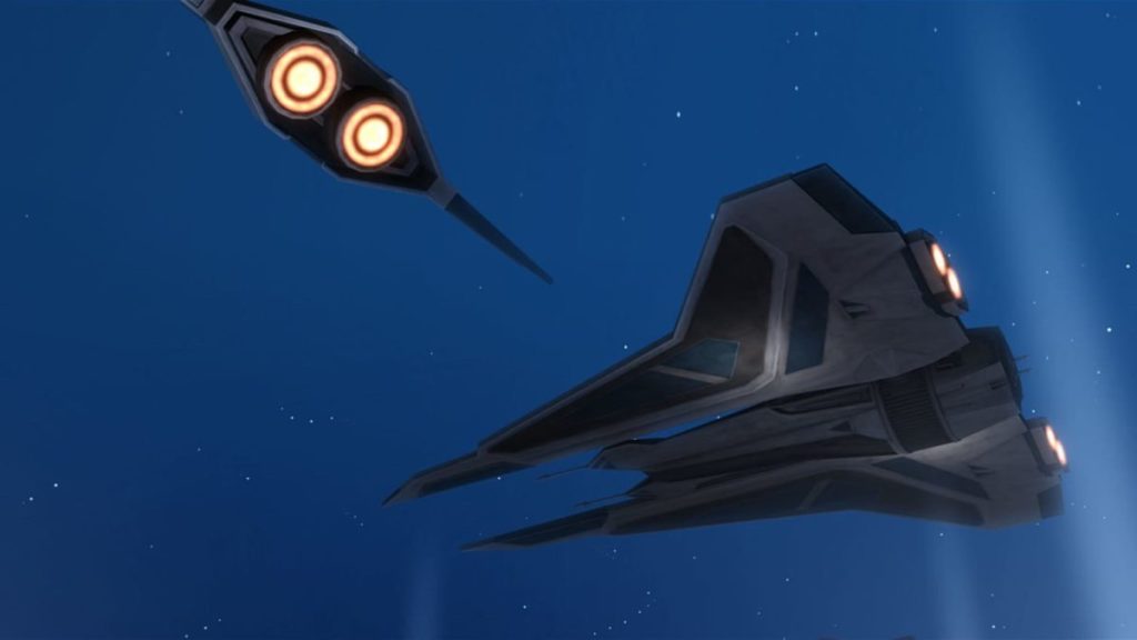 Star Wars The Clone Wars Gauntlet Mandalorian Starfighter 1024x576