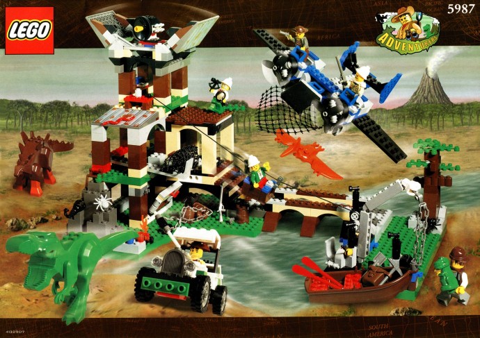 5987 Dino Research Compound Adventurers