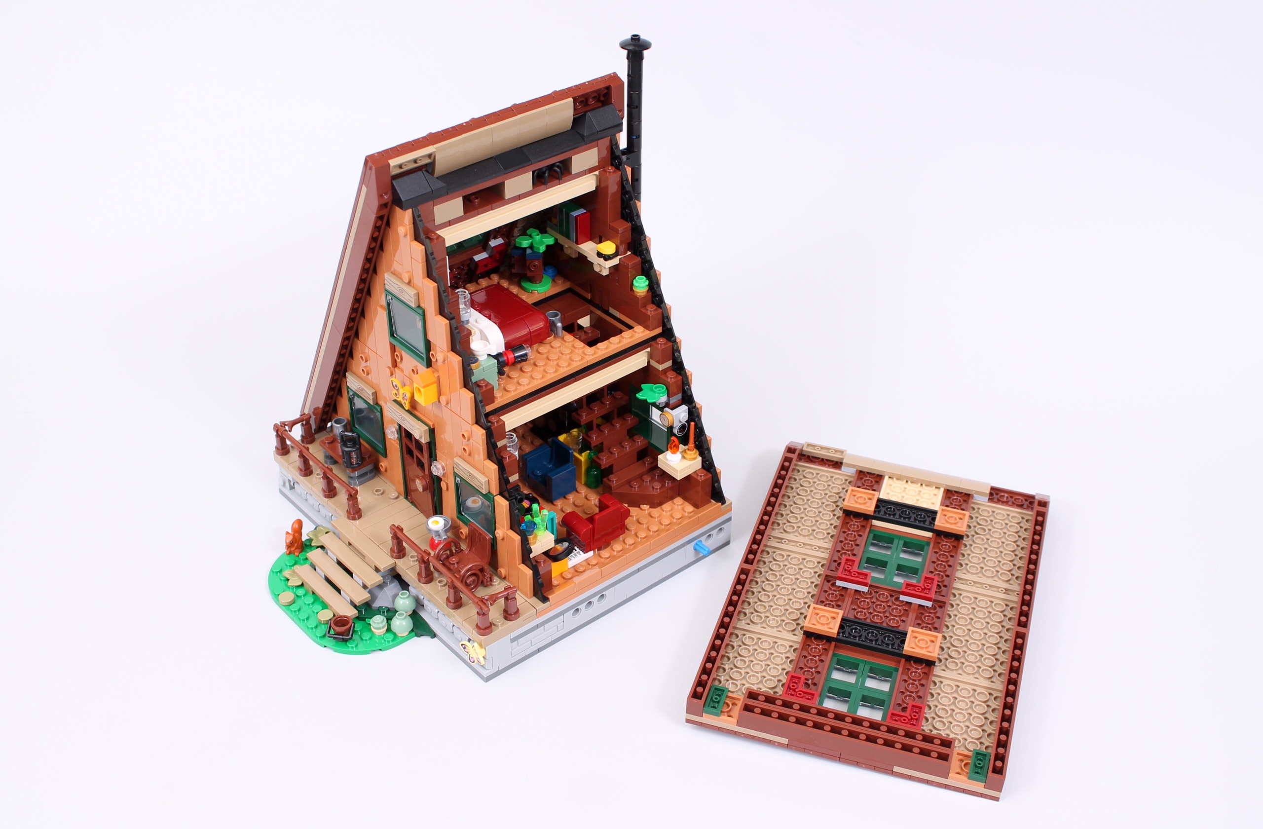 LEGO Ideas 21338 A Frame Cabin review 22 scaled