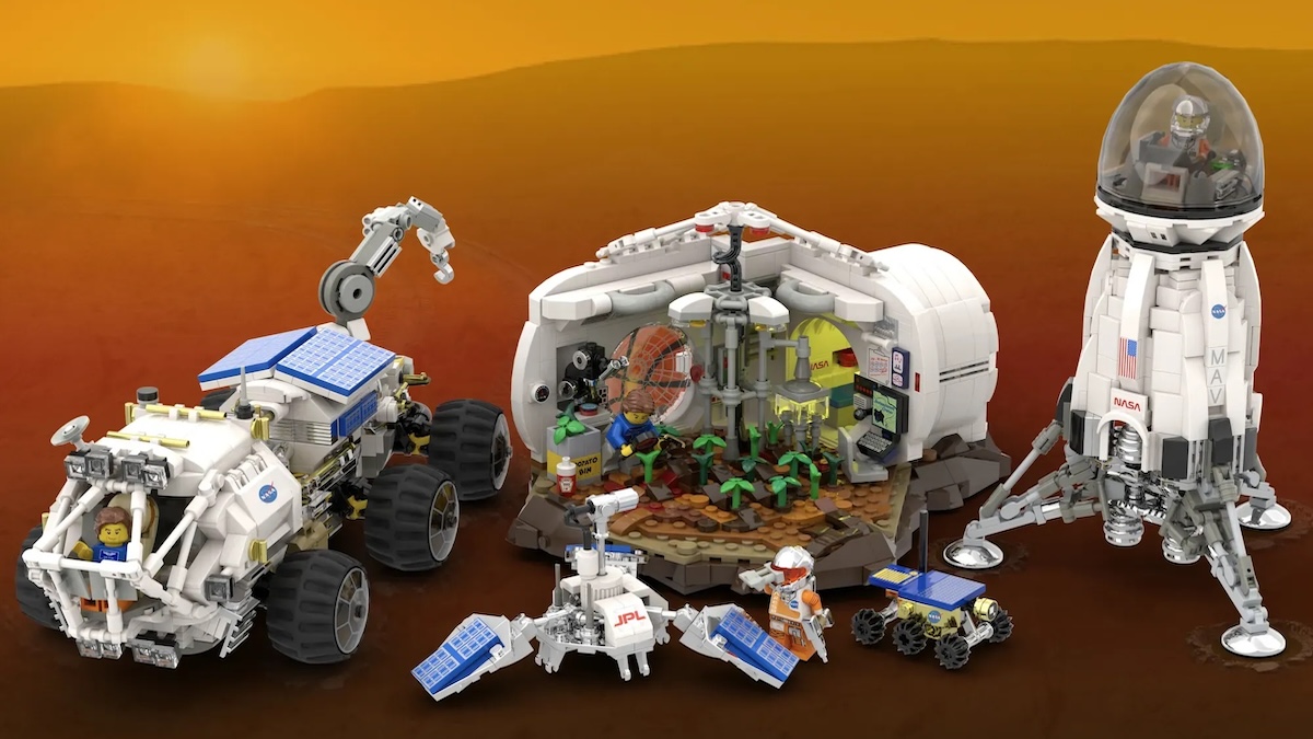 LEGO Ideas The Martian project takes off to 10K after a highly requested update