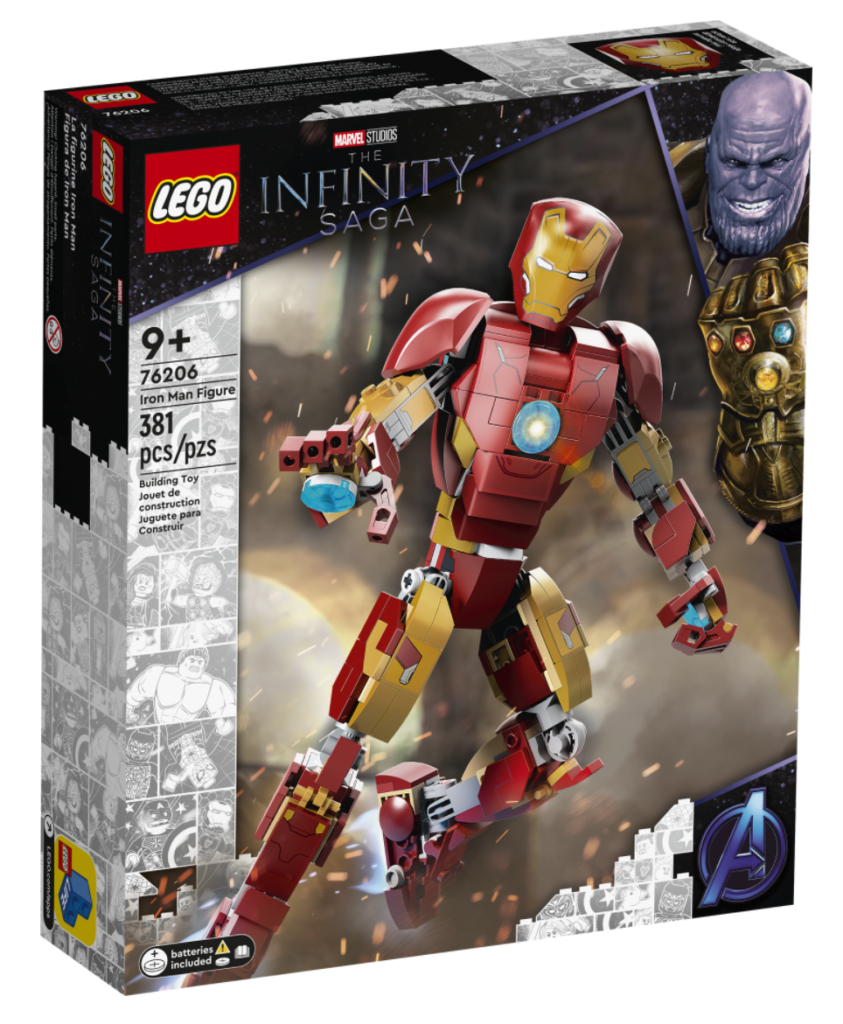 LEGO Marvel 76206 Iron Man Figure box