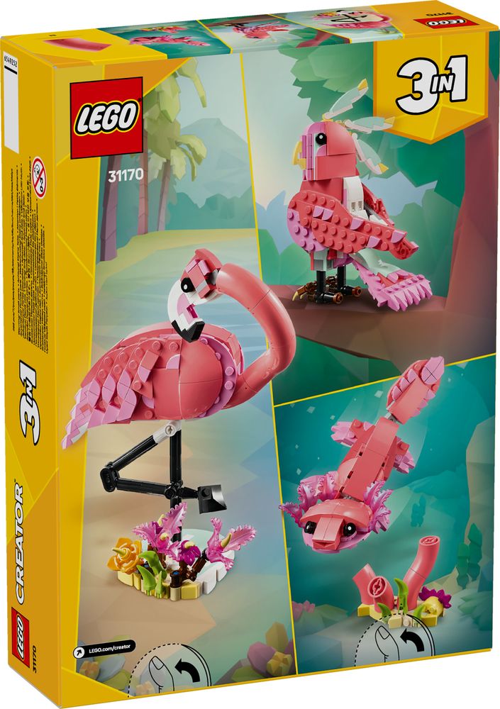 31170 LEGO Wilde Tiere Rosa Flamingo 2