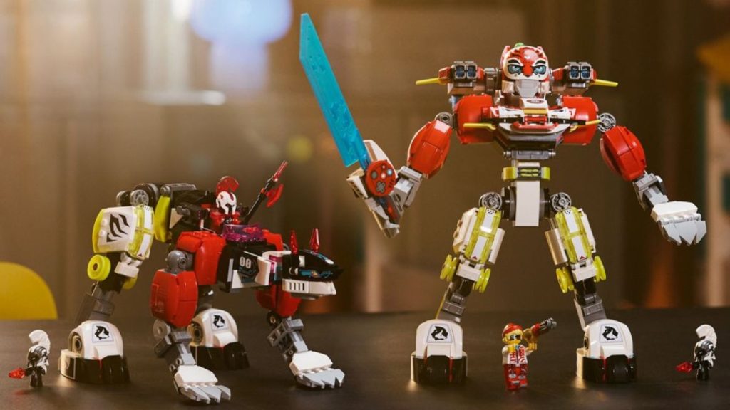 LEGO NINJAGO 71497 coopers tiger mech and zeros hot rod car lifestyle featured 1024x576