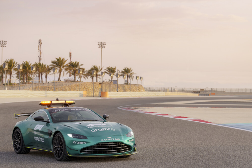 Aston Martin Vantage safety car