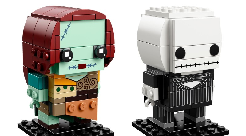 LEGO BrickHeadz Disney's The Nightmare Before Christmas 41630 Jack Skellington & Sally released today