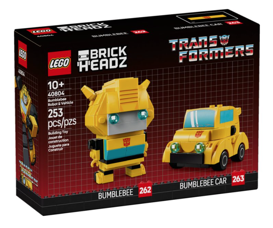 LEGO BrickHeadz 40804 Bumblebee Robot Vehicle box front