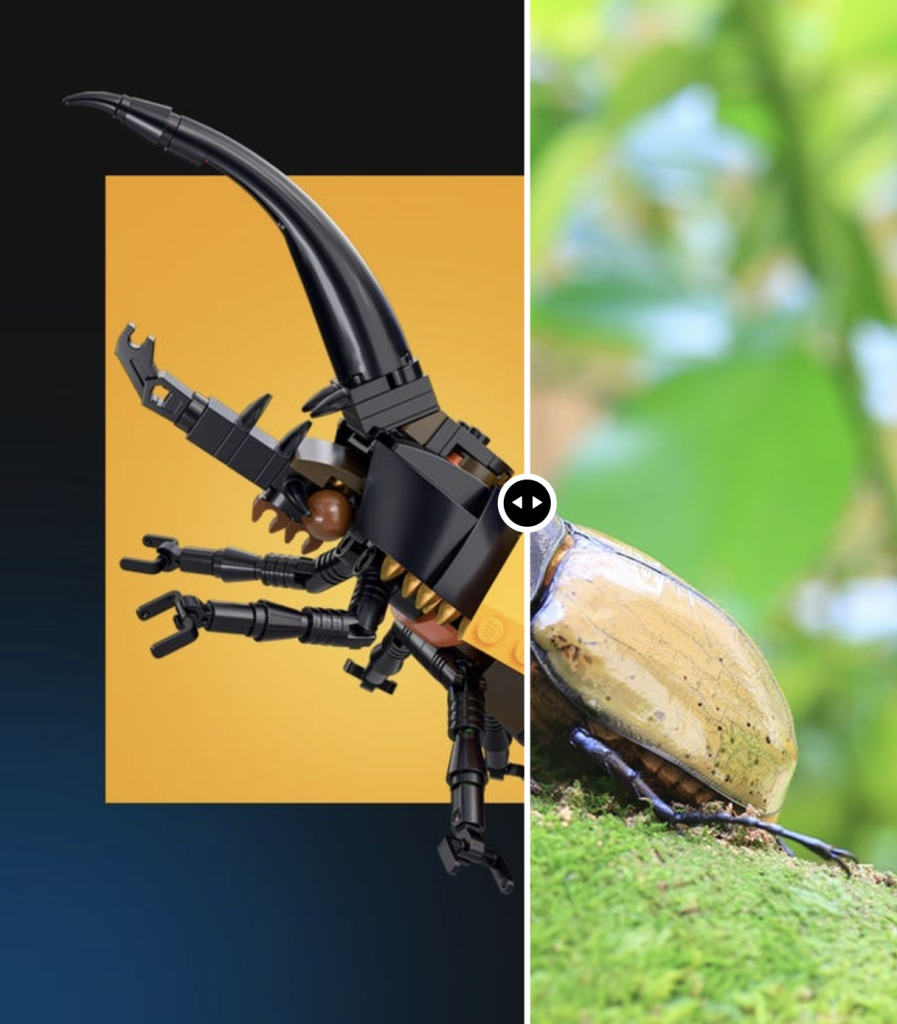 LEGO 21342 The Insect Collection Beetle Comparison 897x1024