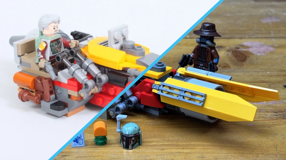 LEGO Star Wars 75437 Cobb Vanth's Speeder, but smaller