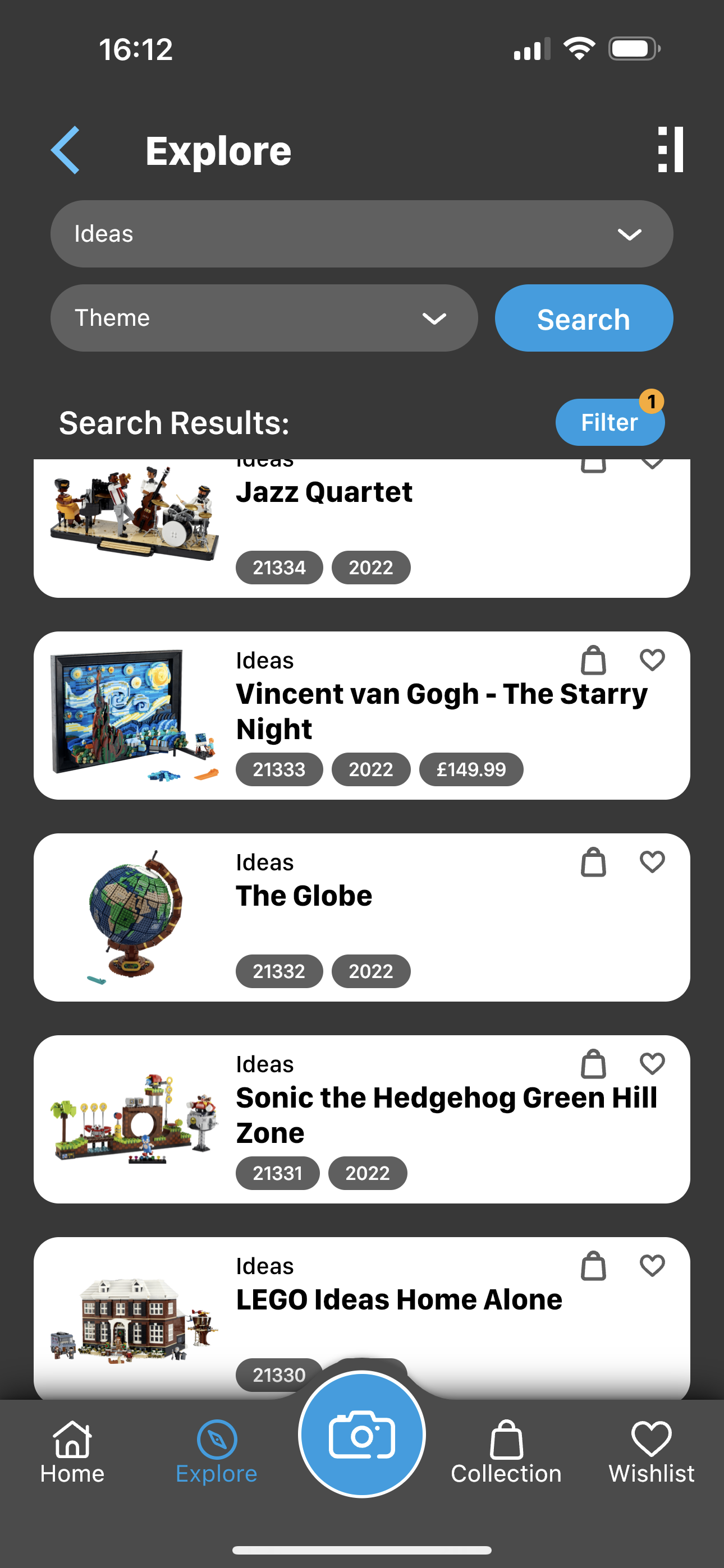 Brick Search LEGO collecting app iOS Android screenshot May 2023 7