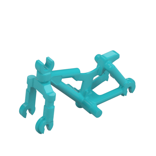 Bicycle frame medium azure