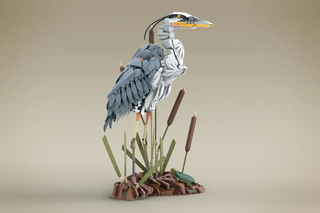 LEGO Ideas Great Blue Heron  1024x682