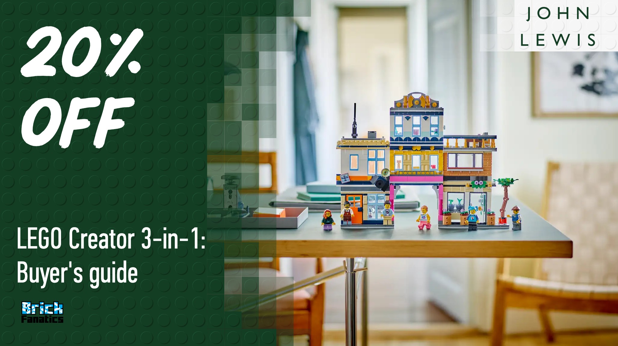 Five LEGO Creator 3-in-1 sets not to miss in the John Lewis sale