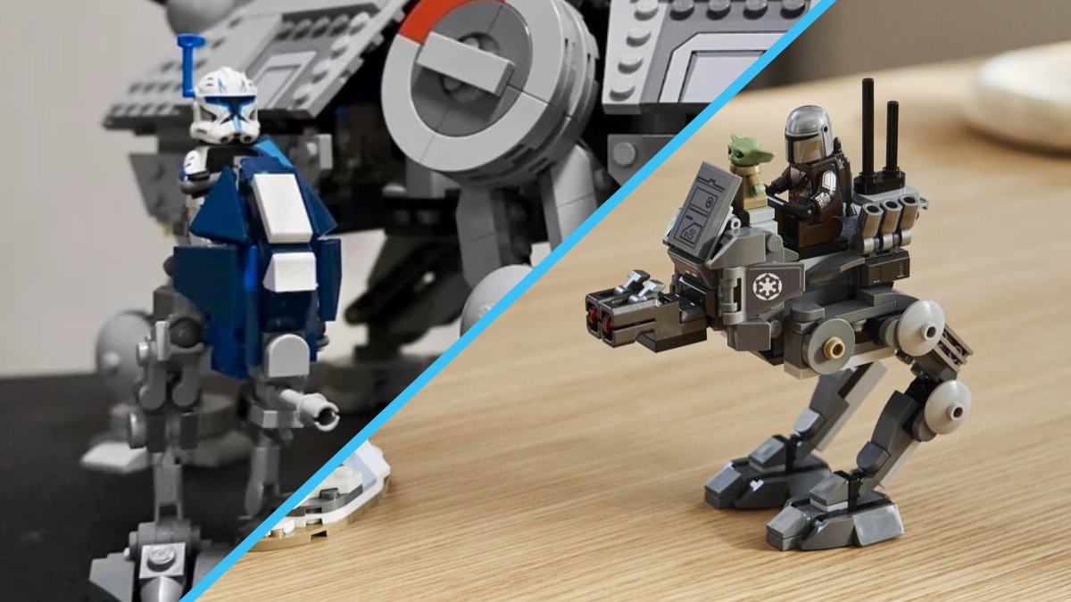 What's the best way to build a LEGO Star Wars AT-RT?