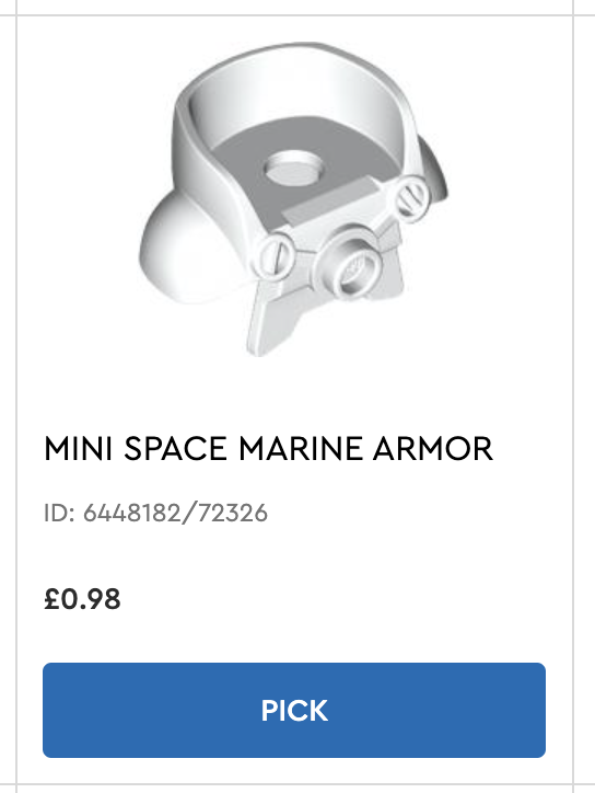 LEGO Pick a Brick November15
