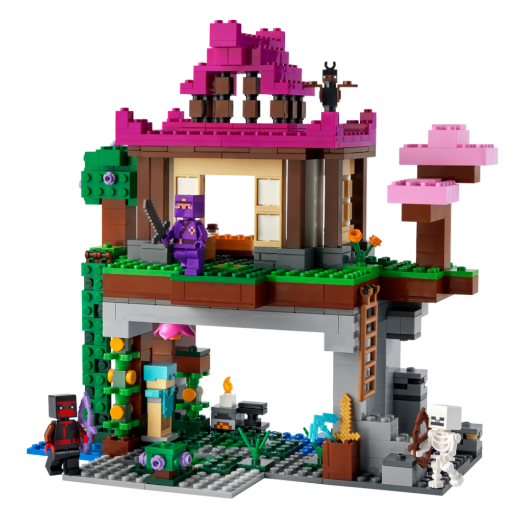LEGO Minecraft 21183 The Training Grounds contents