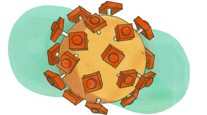 LEGO bricks are being used to help explain COVID-19 variants
