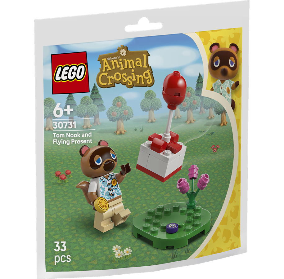 LEGO Animal Crossing 30731 Tom Nook and the Flying Gift