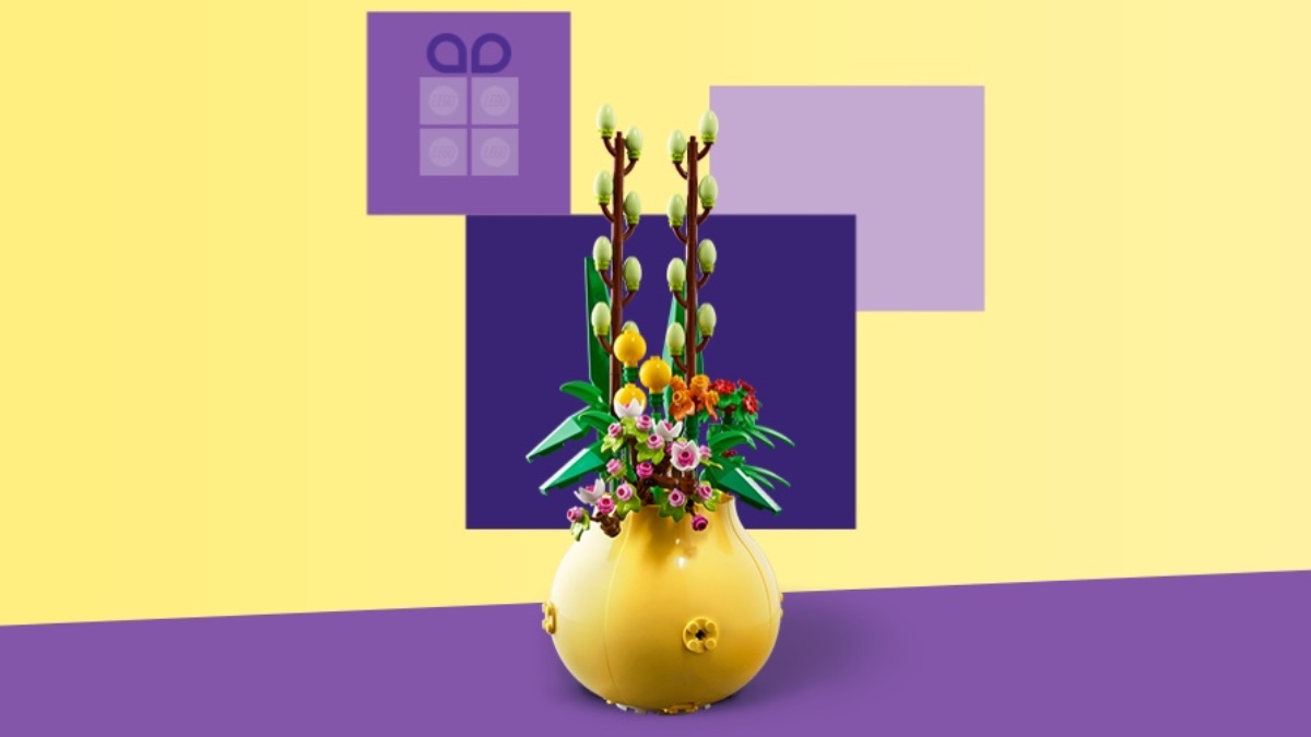 Last chance for LEGO 40588 Flowerpot gift-with-purchase