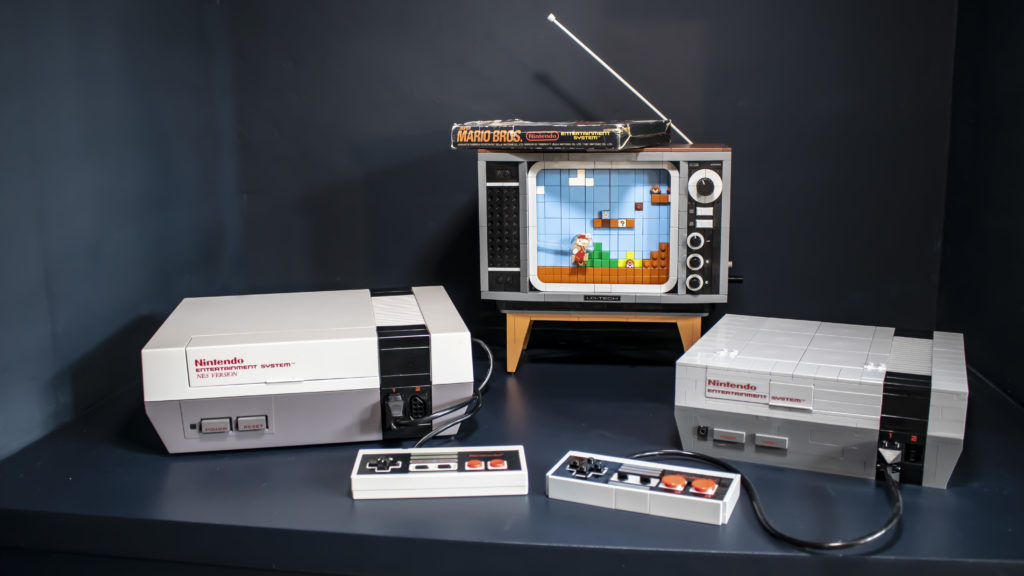 LEGO 71374 Nintendo Entertainment System vs an actual NES