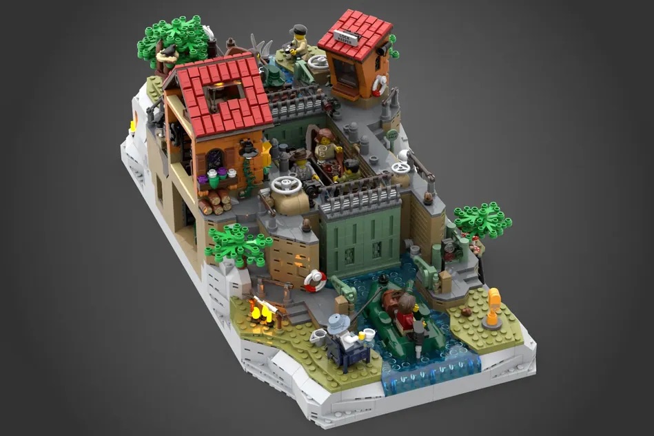 LEGO Ideas Working Canal Lock 5