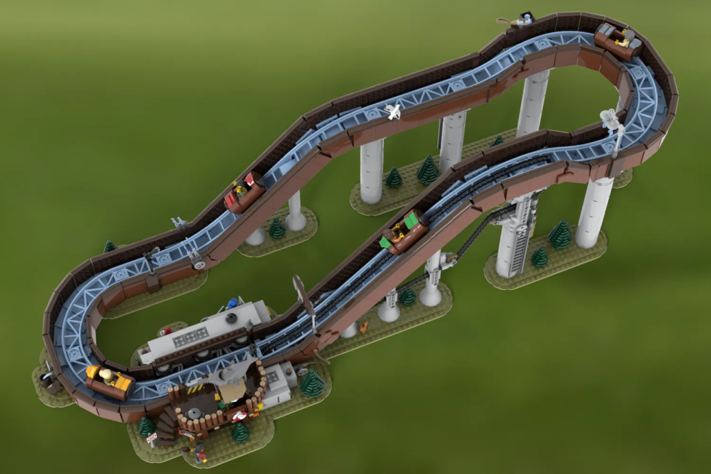 LEGO Ideas Working Log Flume 13 1024x683