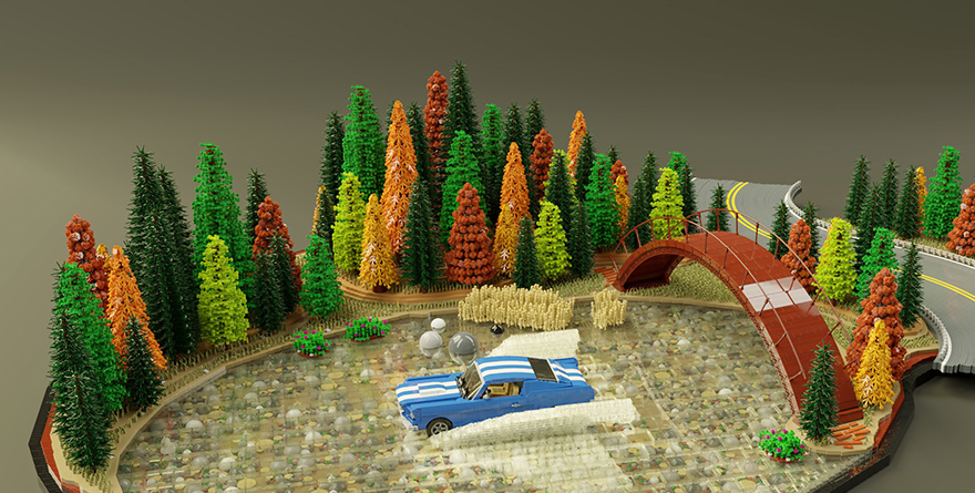Brick Pic of the Day: Simply splashing
