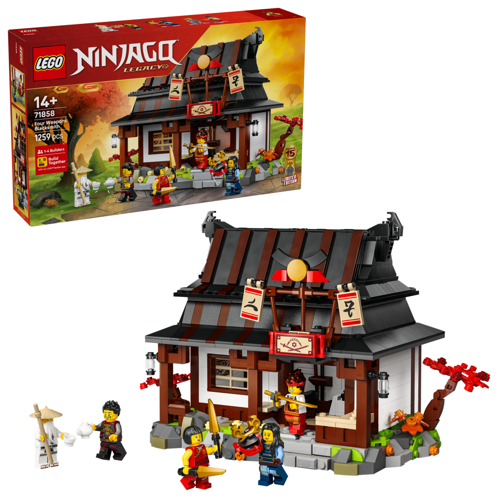 LEGO NINJAGO 71858 Four Weapons Blacksmith 15th Anniversary 6 1024x1024