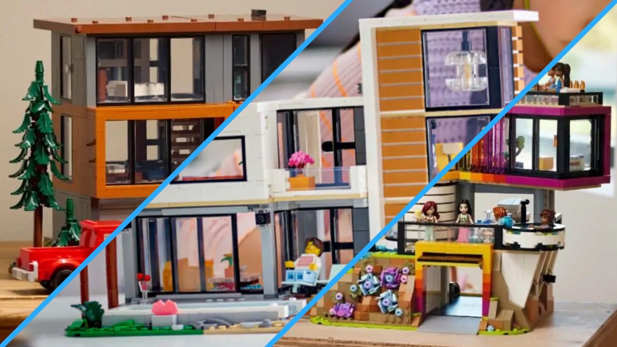 There's a modern LEGO mansion for everyone now