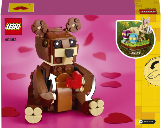 40462 Valentines Brown Bear 3