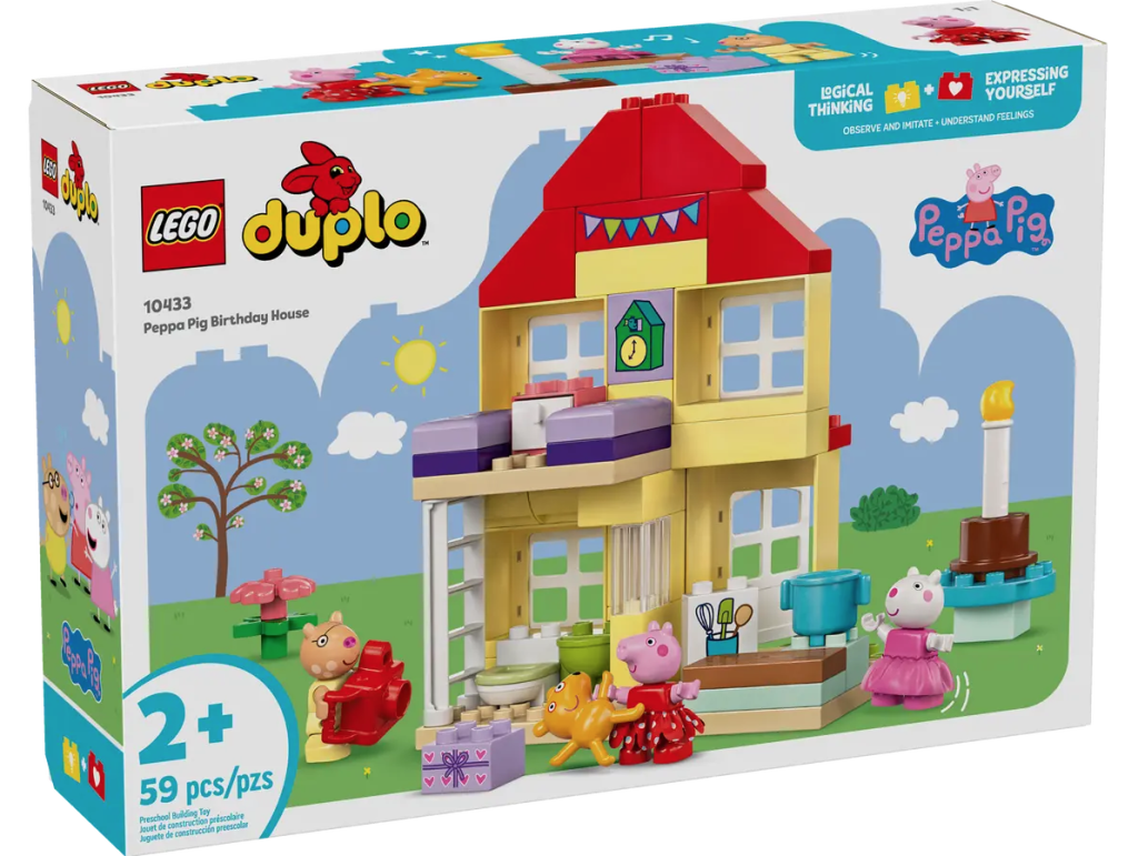 LEGO DUPLO Peppa Pig 10433 Peppa Pig Birthday House box front 1024x771