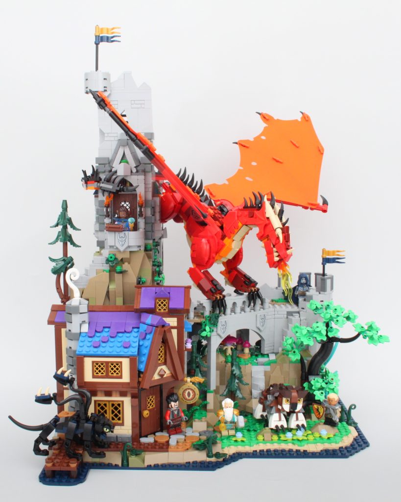 LEGO Ideas 21348 red dragons tale dungeons and dragons review 197 819x1024