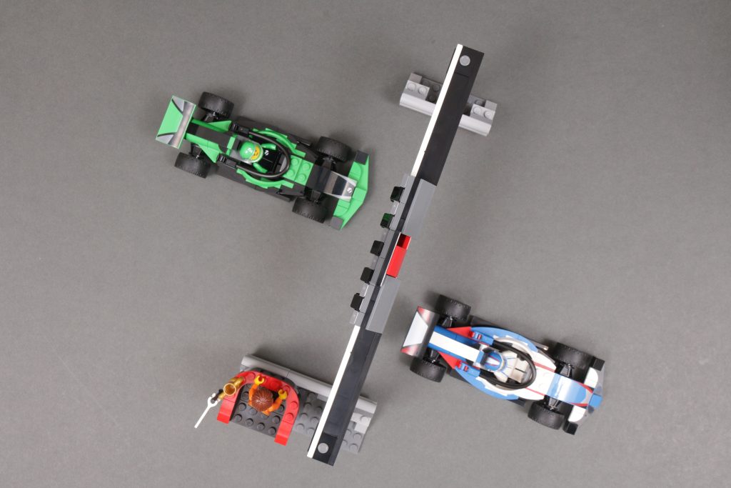 LEGO City 60474 F1 Grid with VCARB Sauber Race Cars review 46 1024x683