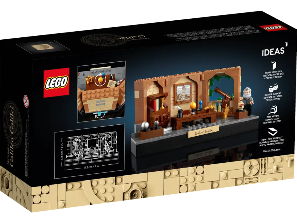 LEGO Ideas 40595 Tribute to Galileo Galilei GWP box back 1024x769