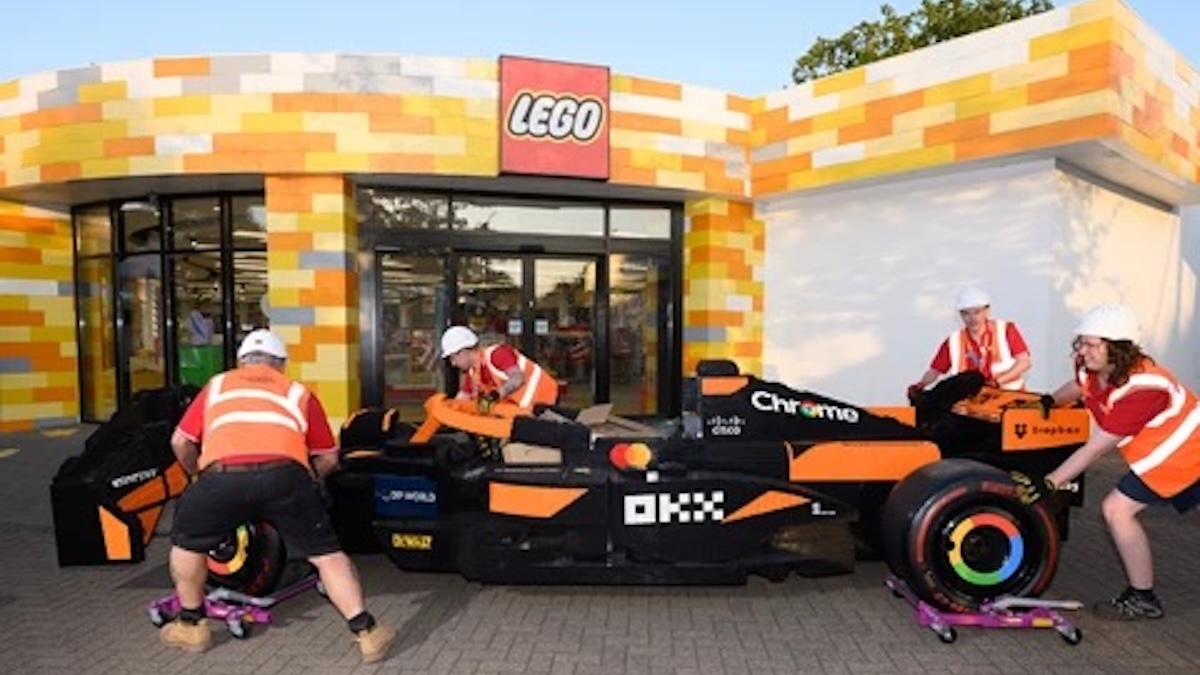 Fans can see the life-sized LEGO McLaren up close at LEGOLAND Windsor