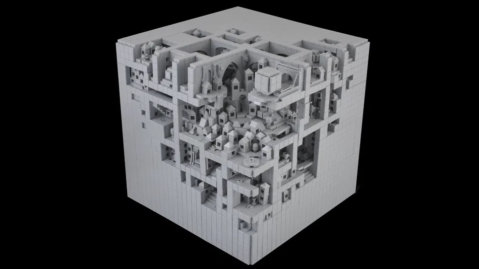 LEGO House Contest Hexahedral Planetoid