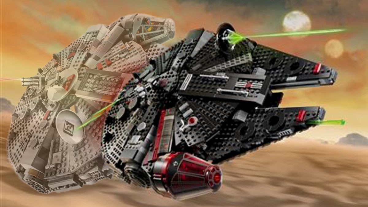 The blueprint for LEGO Star Wars 75389 The Dark Falcon lies in a retiring set