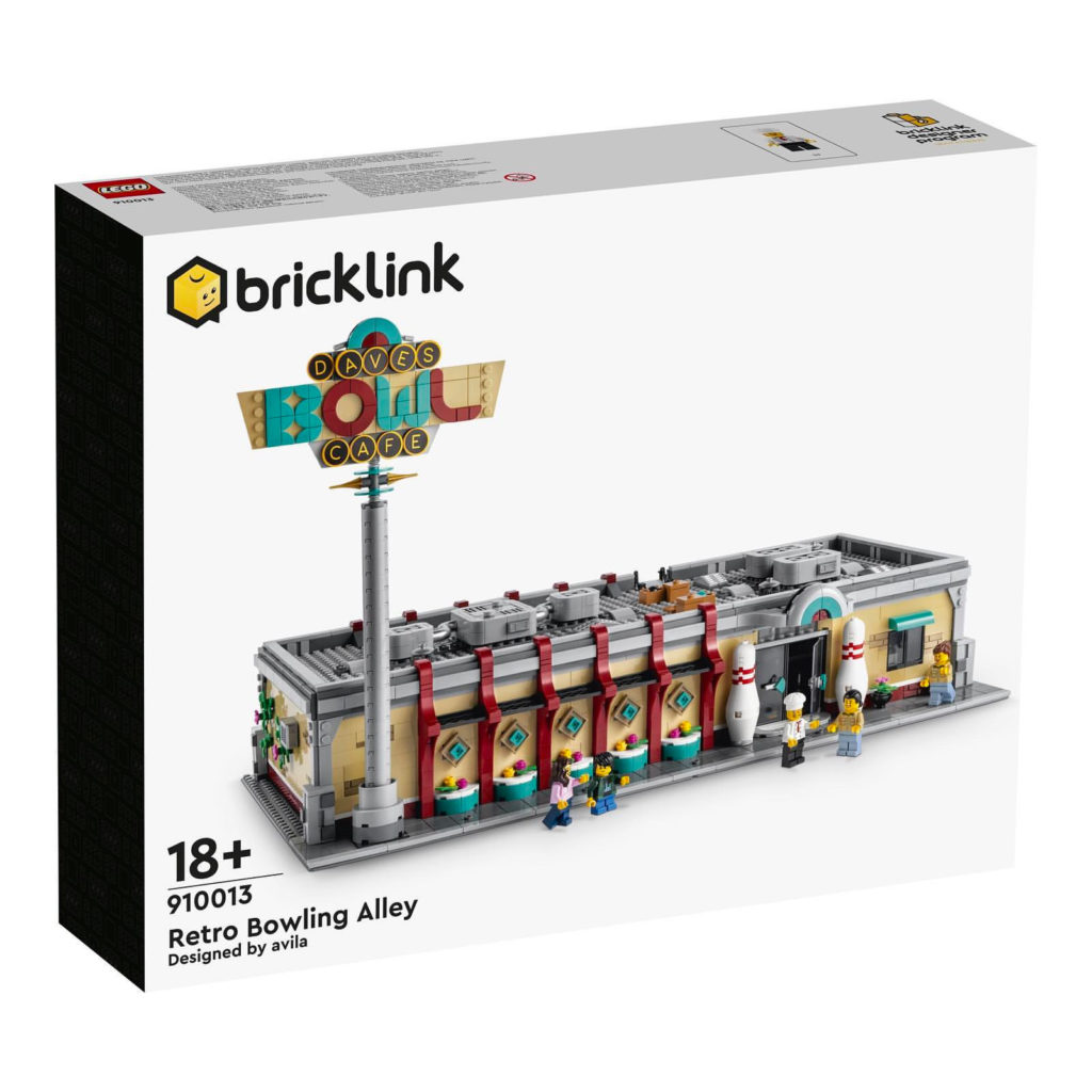 LEGO BrickLink Designer Program 910013 Retro Bowling Alley box art 1024x1024