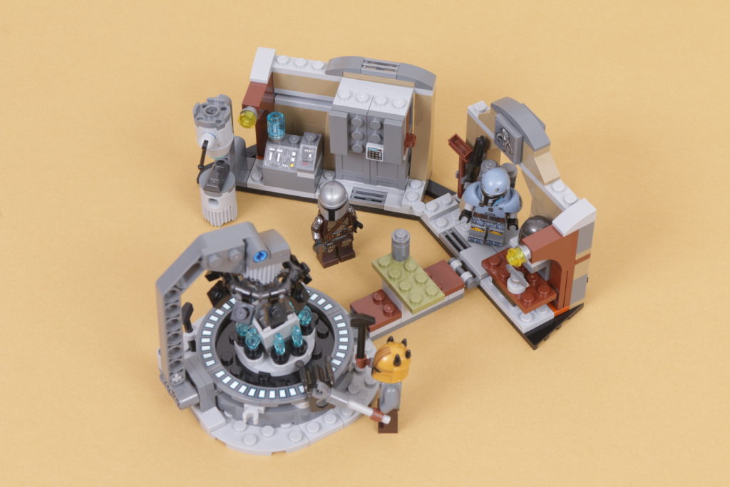 LEGO Star Wars 75319 The Armorers Mandalorian Forge review 38