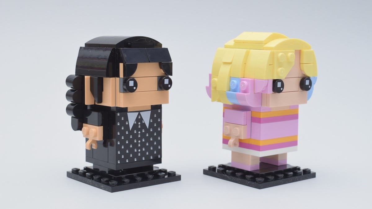 LEGO BrickHeadz 40750 Wednesday & Enid review