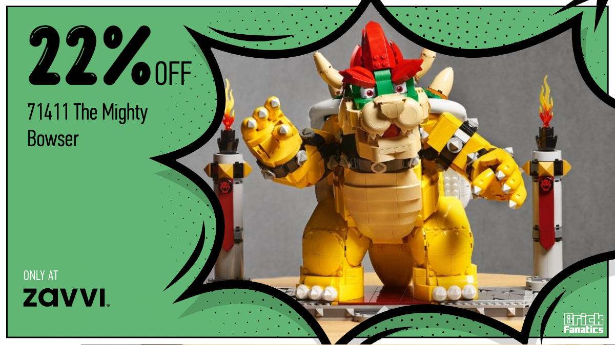 Massive deal on LEGO Super Mario 71411 The Mighty Bowser at Zavvi
