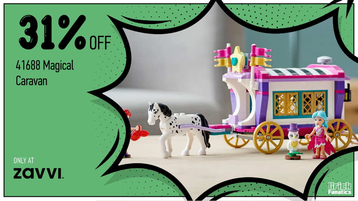 LEGO Friends 41688 Magical Caravan in stock with massive Zavvi discount