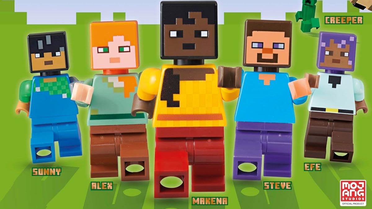 Every LEGO Minecraft default skin minifigure and who's missing