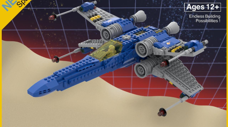 LEGO Star Wars meets Classic Space in this fan-made mashup