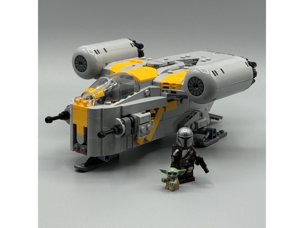 farawaybricks razor crest 2 the mandalorian and grogu