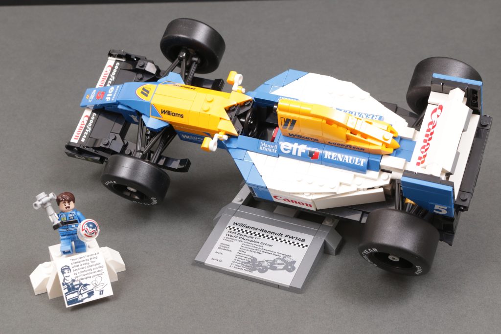 LEGO Icons 10353 Williams Racing FW14B Nigel Mansell review 2 1024x683